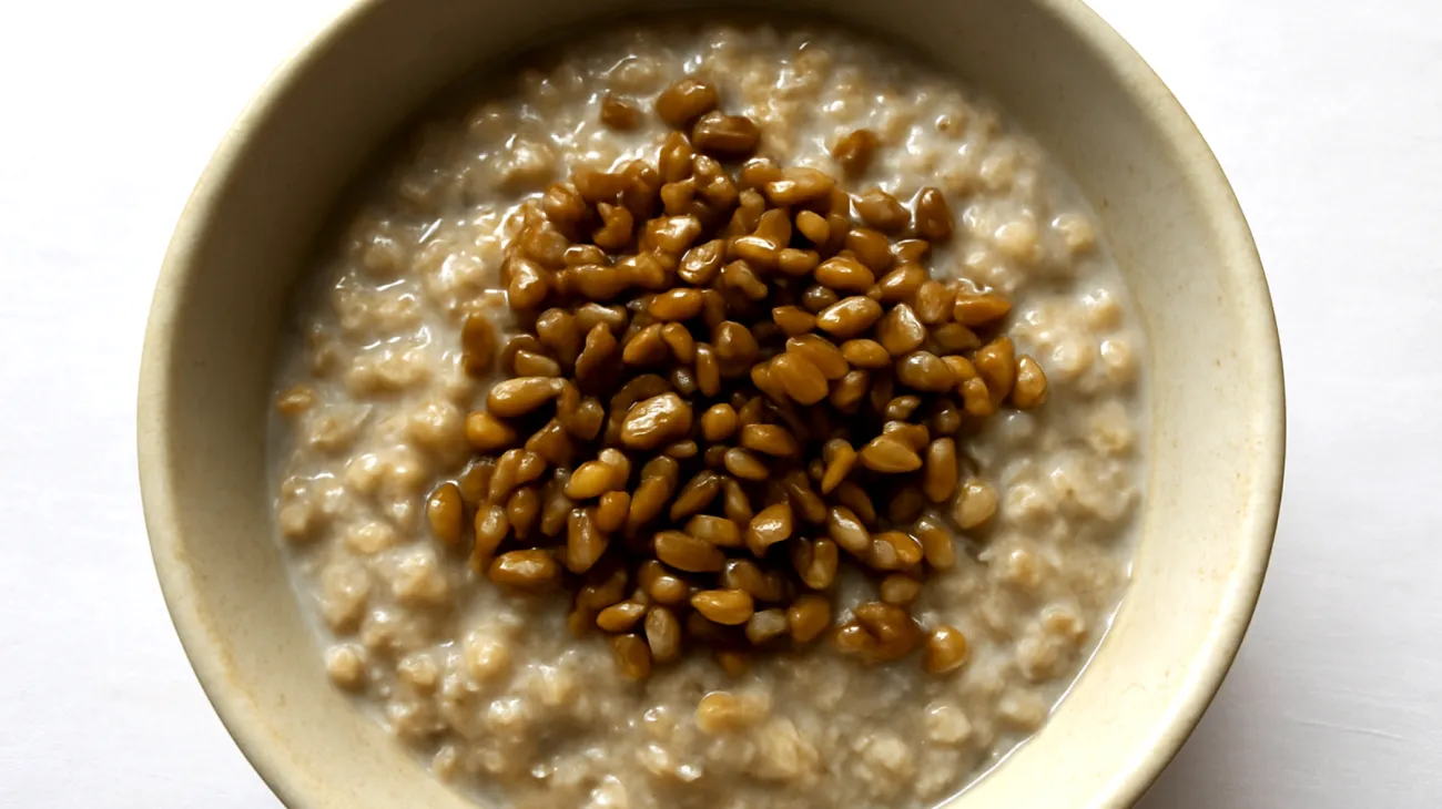 Buchweizen-Porridge mit fermentierten Samen"