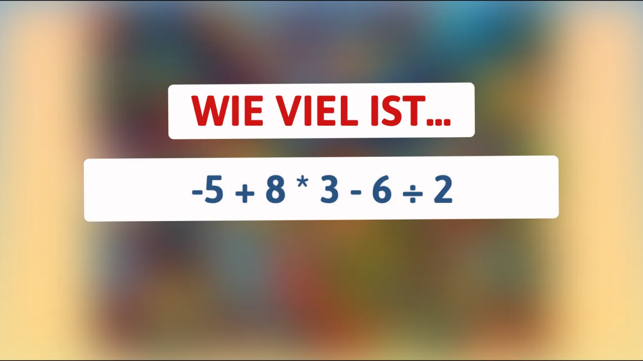 Nur Genies schaffen es: Kannst du das mathematische Rätsel ohne Taschenrechner lösen?"